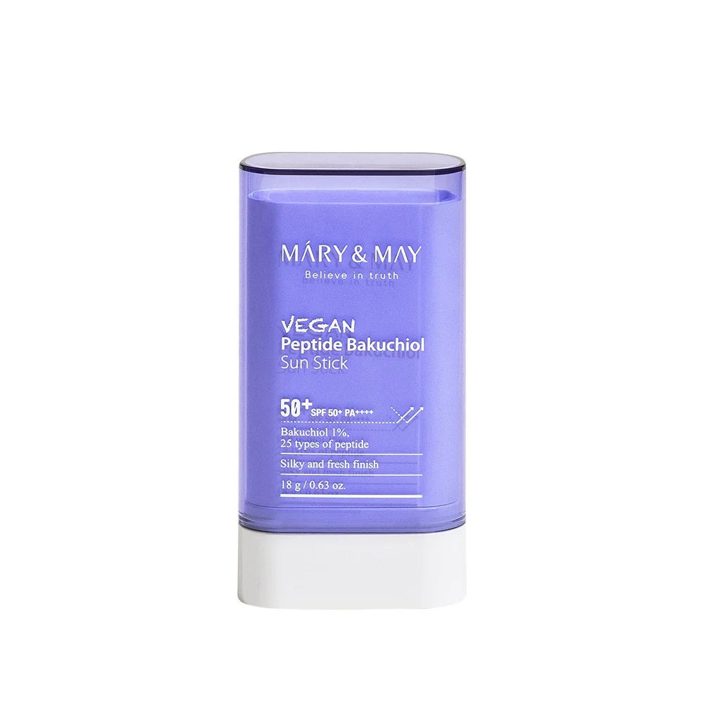 Mary & May Vegan Peptide Bakuchiol Sun Stick SPF50+ PA++++ 18G